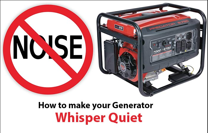 How to make a generator quiet in RV