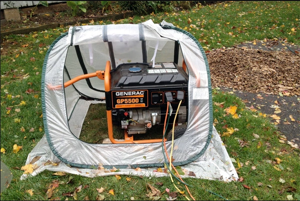 Can you run generator while driving rv