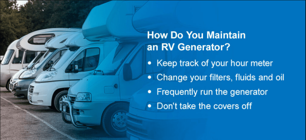 Can you run generator while driving rv